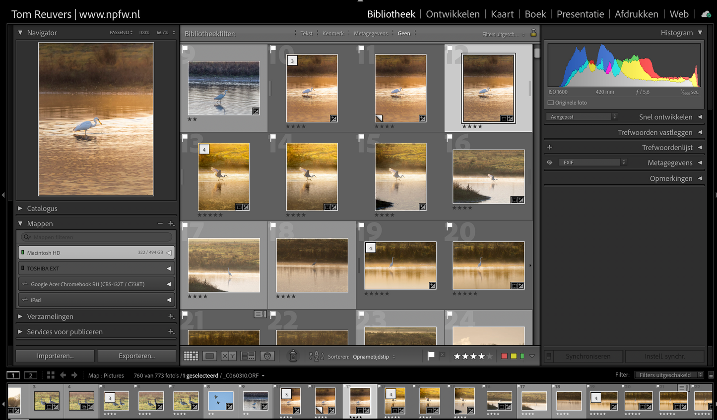 Online Cursus Adobe Lightroom Classic | 3 avonden LIVE incl. 180 dagen terugkijken